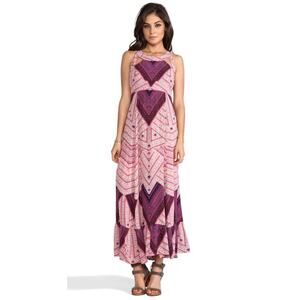 Free People You Made My Day Maxi Lace UP Dress US Women's 4